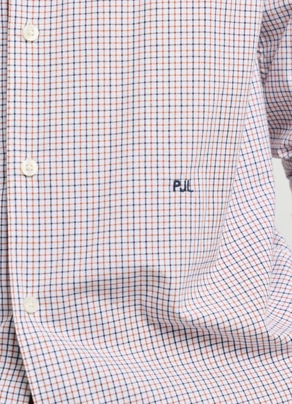REGULAR FIT CHECKED TWILL SHIRT