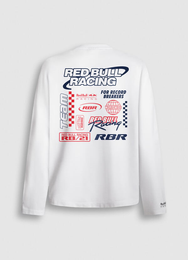 LONG-SLEEVED LOGO PRINT T-SHIRT