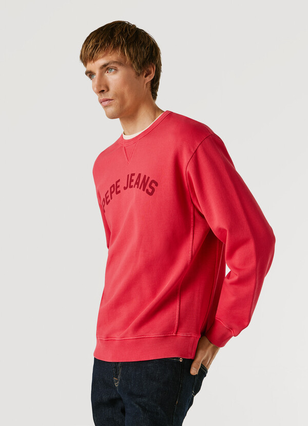 CREW NECK LOGO SWEATSHIRT