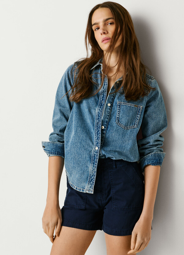 STRETCH TWILL SHORTS