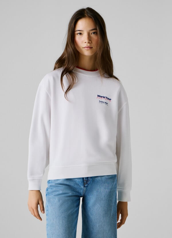 RELAXED FIT CREW NECK SWEATSHIRT