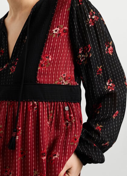 FLORAL PRINT MINI DRESS