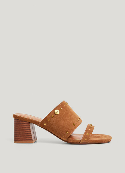 MULE SANDALS IN SUEDE