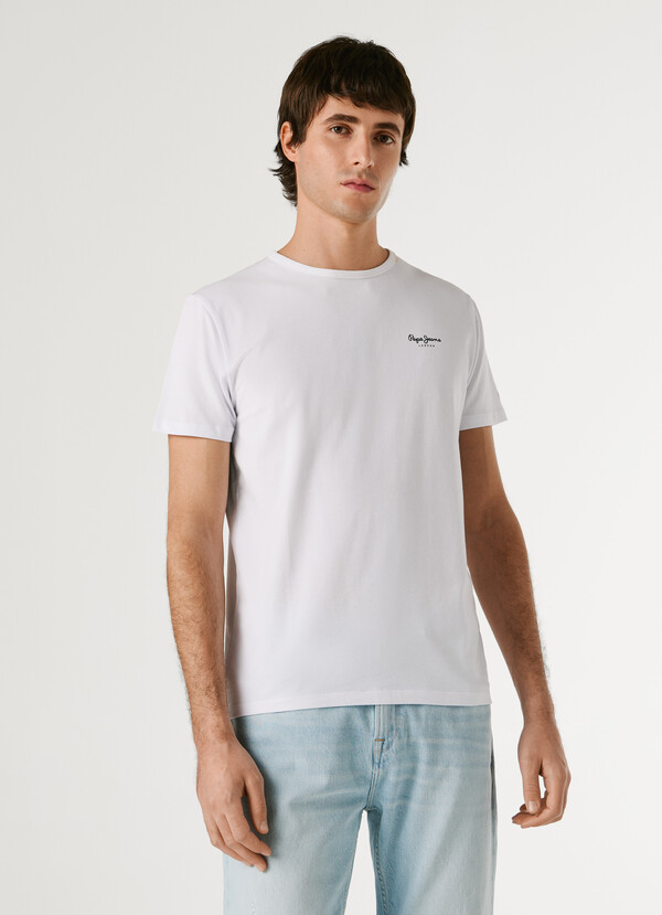 SLIM FIT LOGO PRINT T-SHIRT