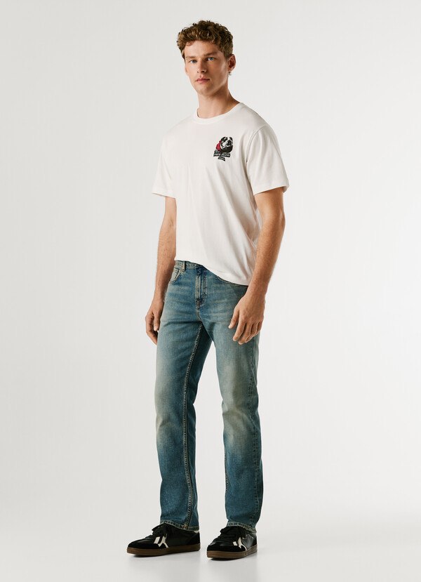 CASH - STRAIGHT FIT MID-RISE JEANS