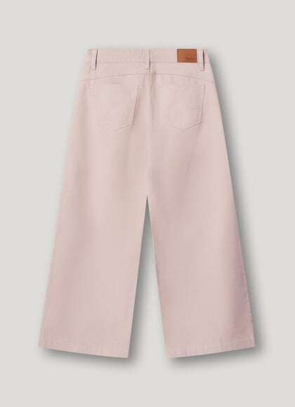 LOW-RISE WIDE FIT TROUSERS