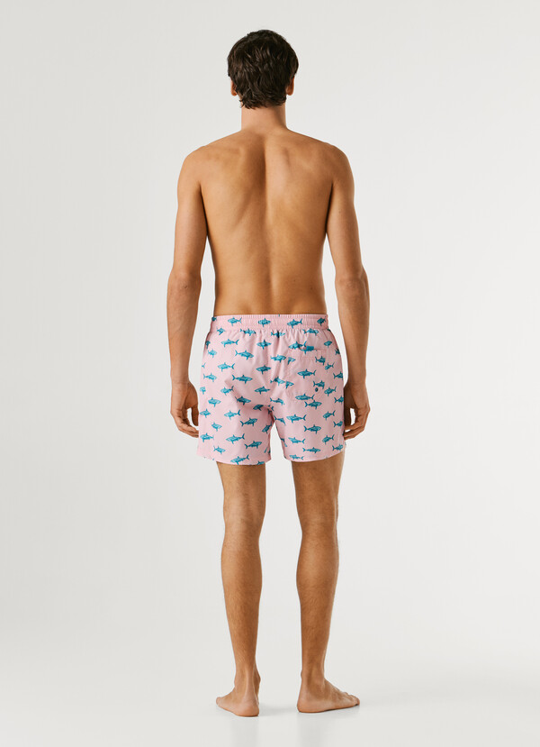 SWIM SHORTS WITH SHARK PRINT