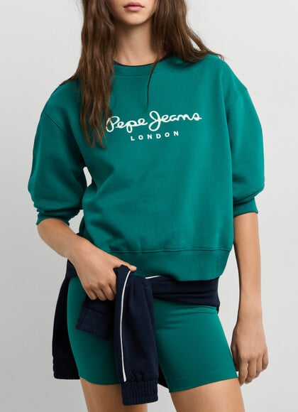 CREW NECK LOGO SWEATSHIRT