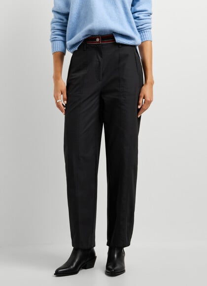 WIDE TROUSERS WITH EMBROIDERED DETAILS