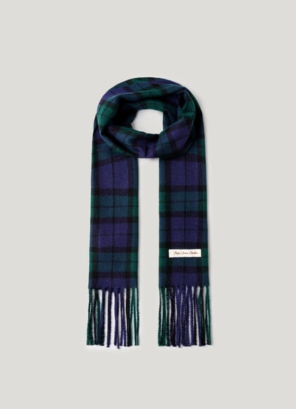 PLAID PRINT SCARF