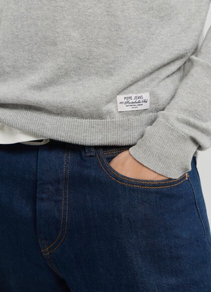 REGULAR FIT CREW NECK KNIT JUMPER
