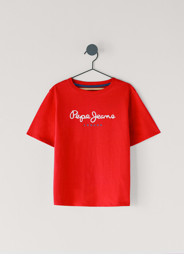 REGULAR FIT LOGO PRINT T-SHIRT