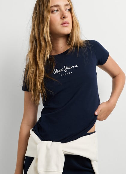 SLIM FIT LOGO PRINT T-SHIRT