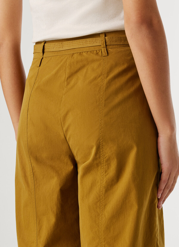 STRAIGHT TROUSERS WITH BELT