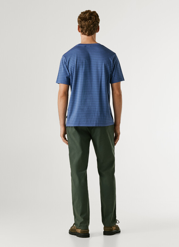 REGULAR FIT STRIPED T-SHIRT