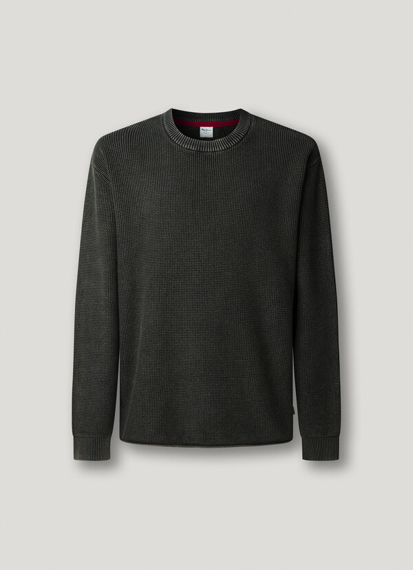 CREW NECK KNIT JUMPER