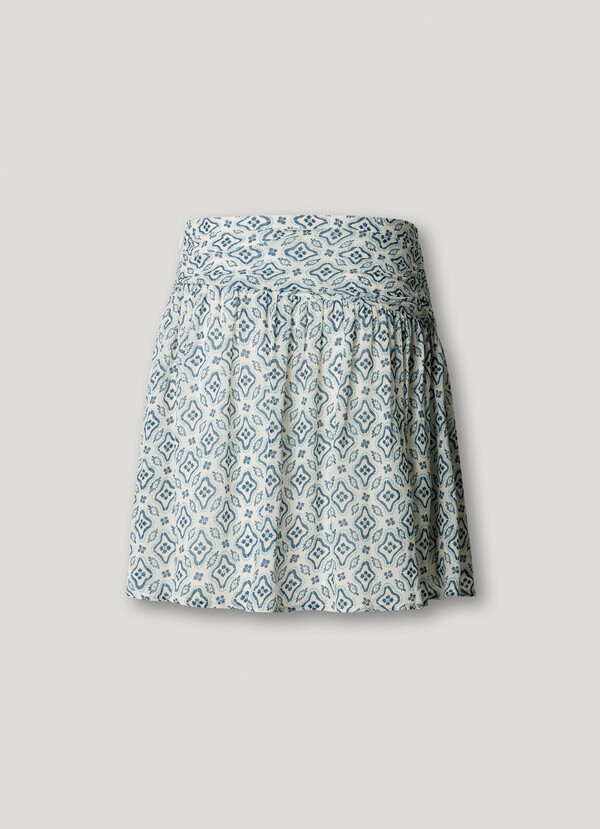 FLORAL PRINT MINI SKIRT