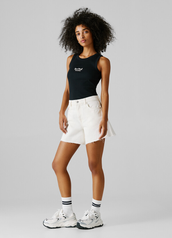 A-LINE DENIM SHORTS