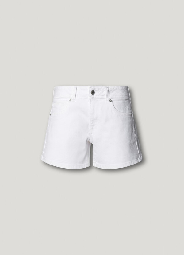 REGULAR FIT DENIM SHORTS