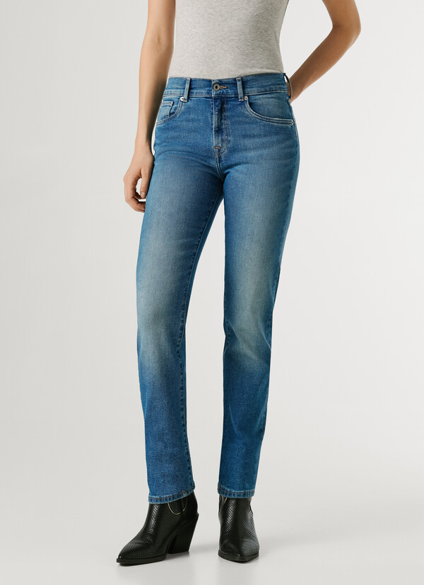 MID-RISE SLIM FIT JEANS - GRACE