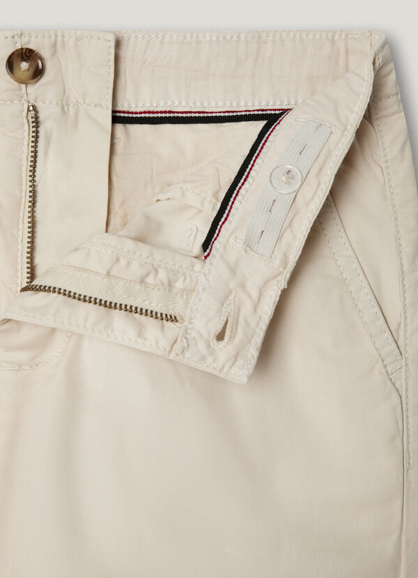 SLIM FIT CHINO TROUSERS