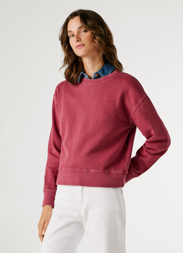 CREW NECK LOGO SWEATSHIRT