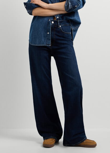 LEXA - HIGH-RISE STRAIGHT FIT JEANS
