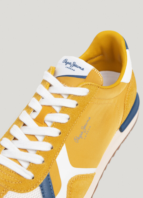 RETRO TRAINERS WITH SUEDE DETAILS - MARVIN