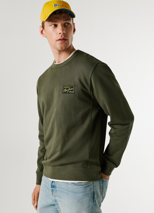 CREW NECK LOGO SWEATSHIRT