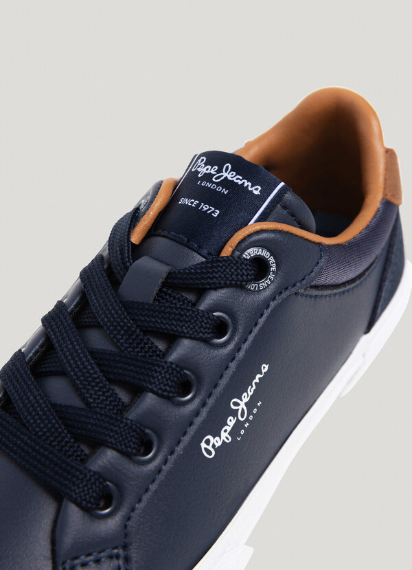 CLASSIC TRAINERS WITH SUEDE DETAILS - KENTON