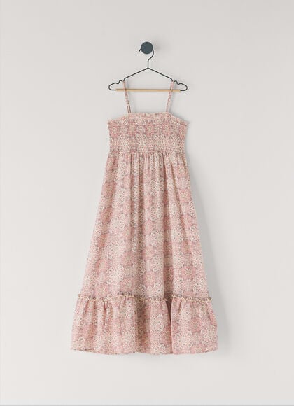 FLORAL PRINT MAXI DRESS