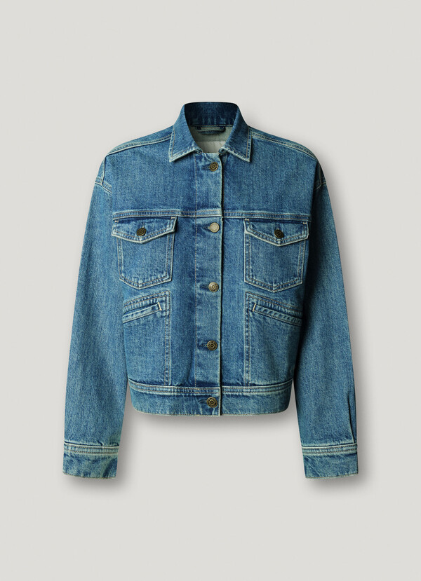 RELAXED FIT DENIM JACKET
