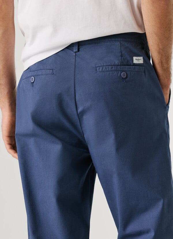 SLIM FIT CHINO TROUSERS