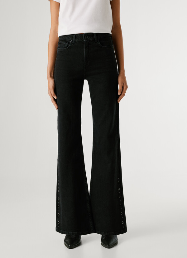 HIGH-RISE FLARE FIT JEANS - WILLA
