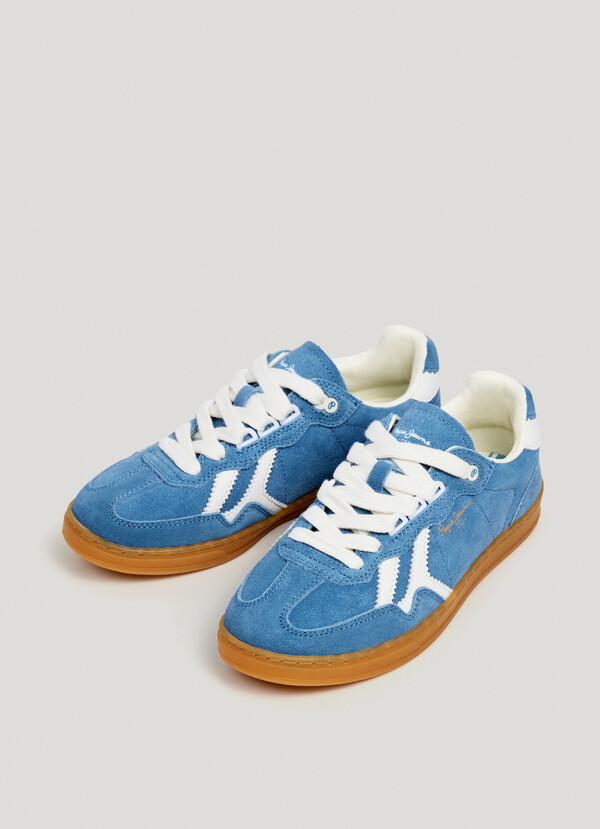 BALL - RETRO SUEDE TRAINERS 