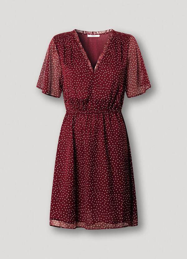 POLKA DOT MINI DRESS