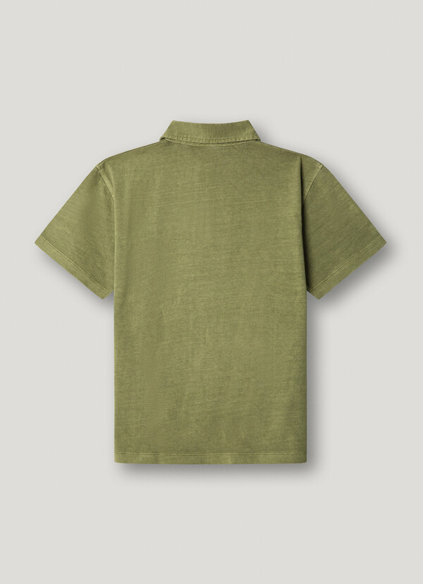 POLO TEINT EN PI&Egrave;CE COUPE REGULAR