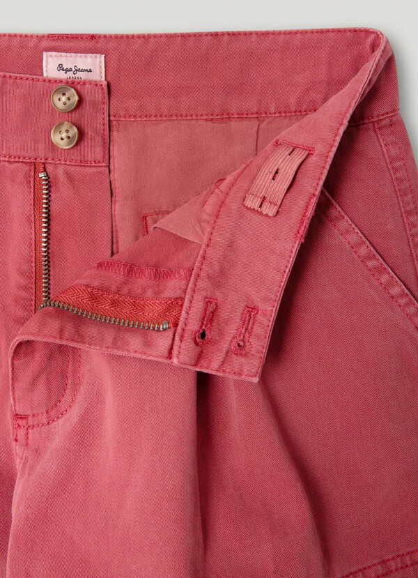 GARMENT DYED TWILL SHORTS