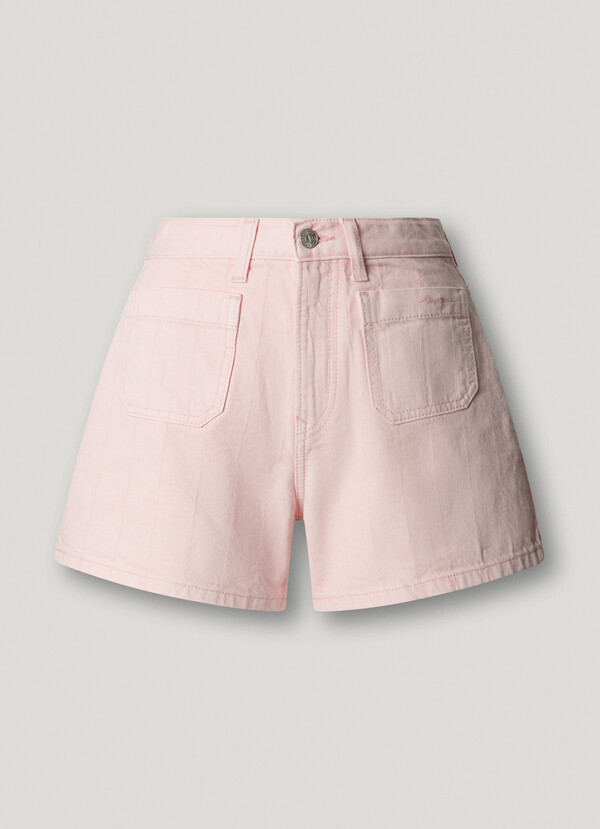 REGULAR FIT DENIM SHORTS