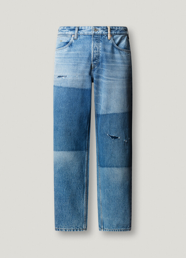 LOW-RISE LOOSE FIT JEANS - HELIX