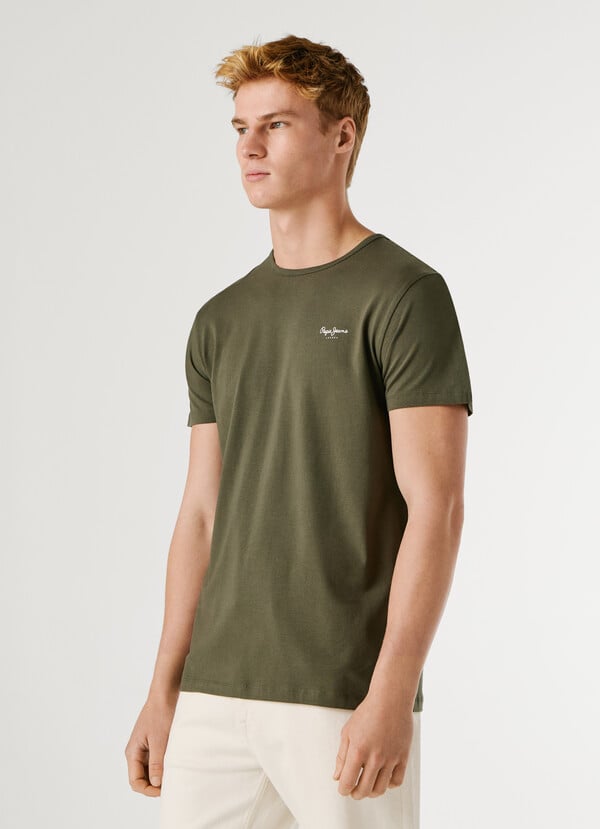 SLIM FIT LOGO PRINT T-SHIRT