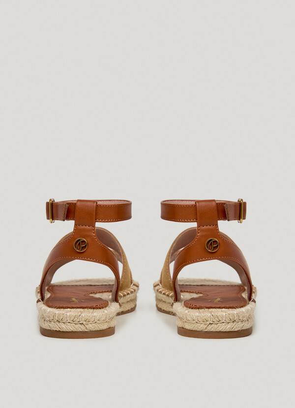 FLAT JUTE SANDALS