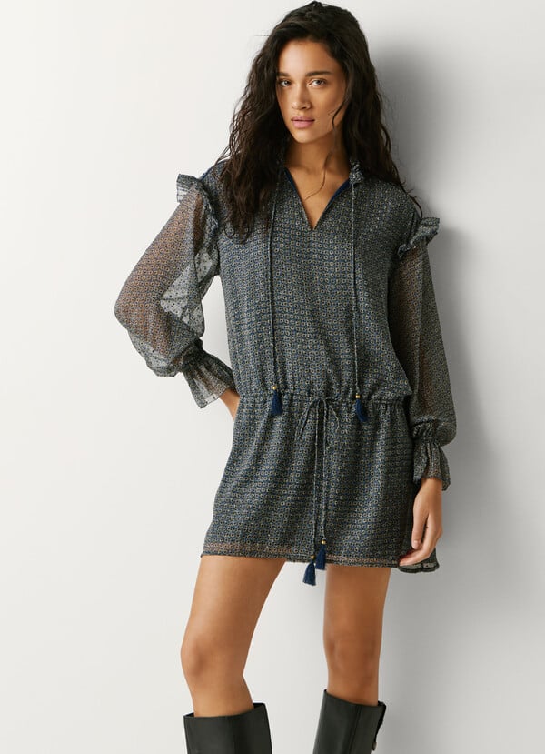 RUFFLES MINI DRESS