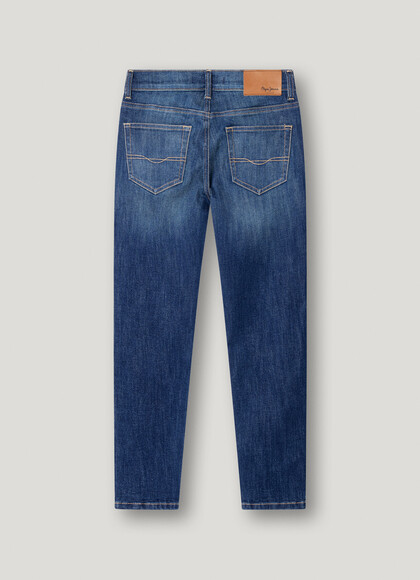 ASHER - TAPER FIT MID-RISE JEANS