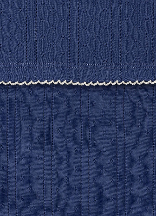 POINTELLE STRAPPY TOP