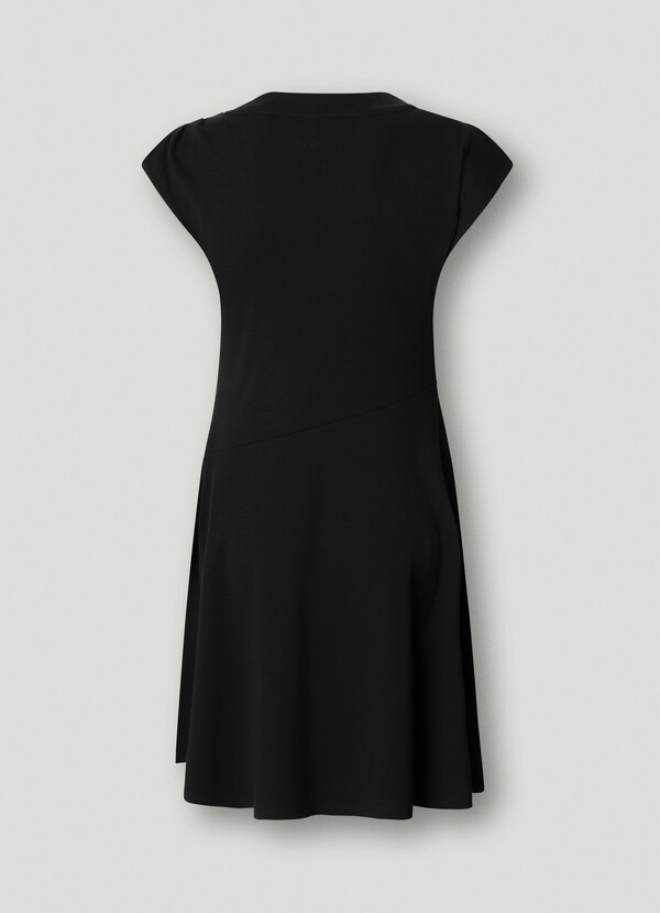 ASYMMETRIC MINI DRESS