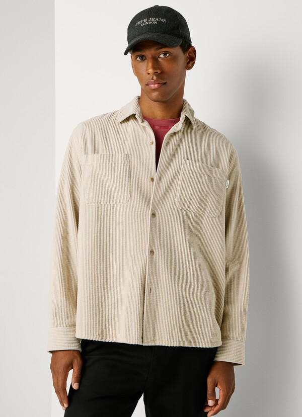 RELAXED FIT CORDUROY SHIRT