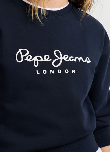 CREW NECK LOGO SWEATSHIRT