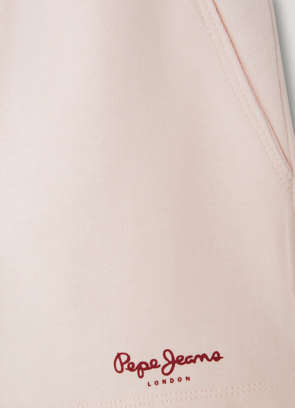 PRINTED LOGO FLEECE SHORTS
