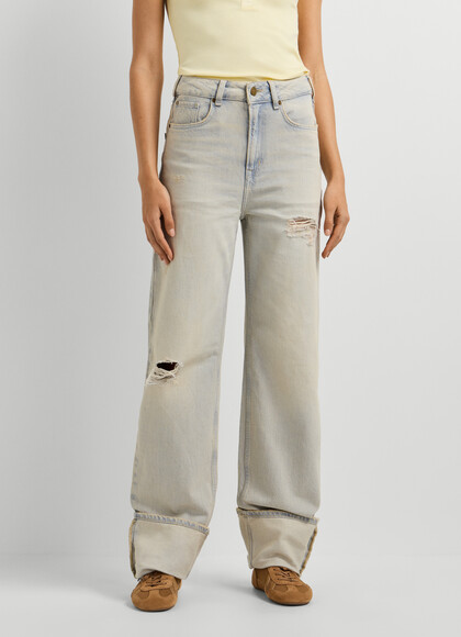 HIGH-RISE STRAIGHT FIT JEANS - EDEN